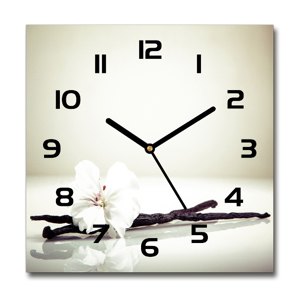 Square wall clock Vanilla chick