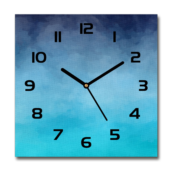 Square wall clock Smoke