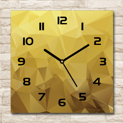 Square kitchen clock Abstraction Background