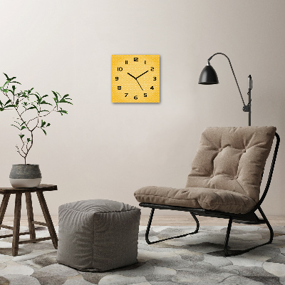 Square wall clock Stars