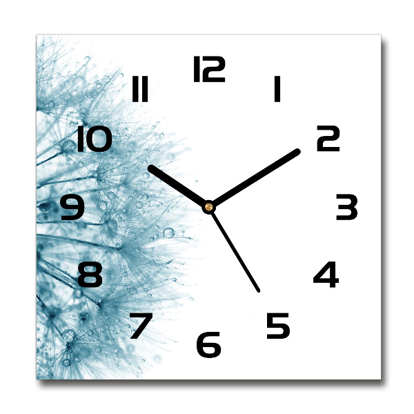 Square kitchen clock Dandelion