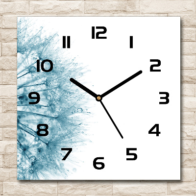 Square kitchen clock Dandelion