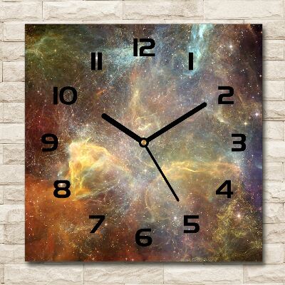 Square kitchen clock Cosmos