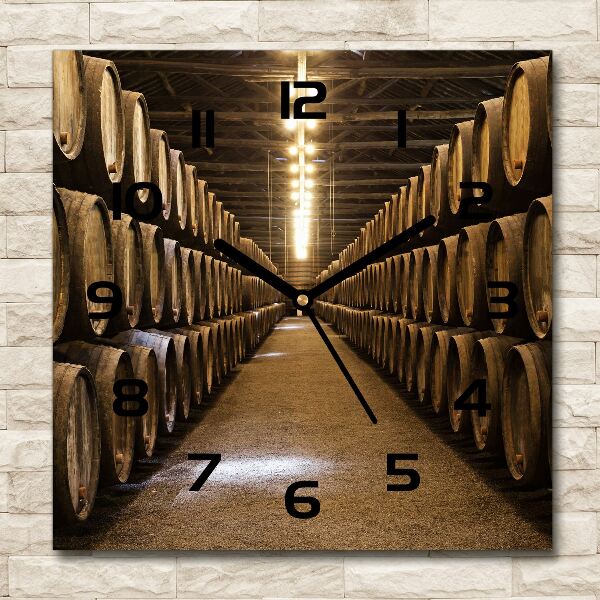 Square kitchen clock Winery in Porto