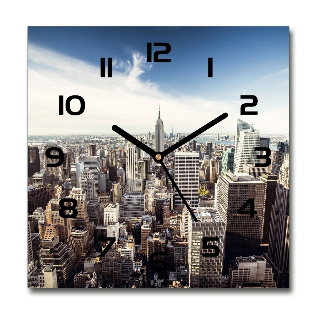 Square kitchen clock New York