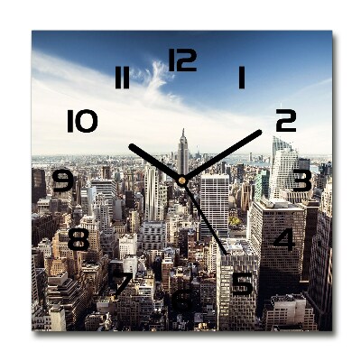 Square kitchen clock New York