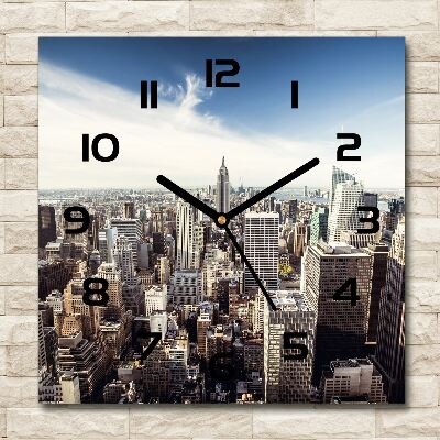 Square kitchen clock New York