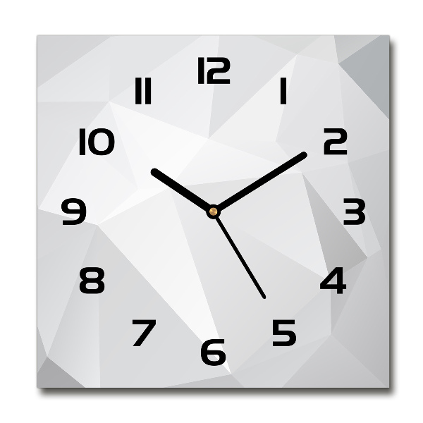 Square wall clock Abstraction Background