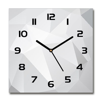 Square wall clock Abstraction Background