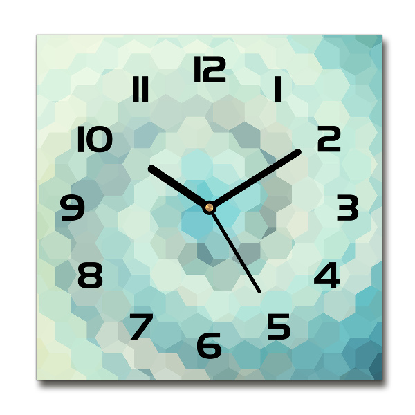 Square wall clock Abstraction Background