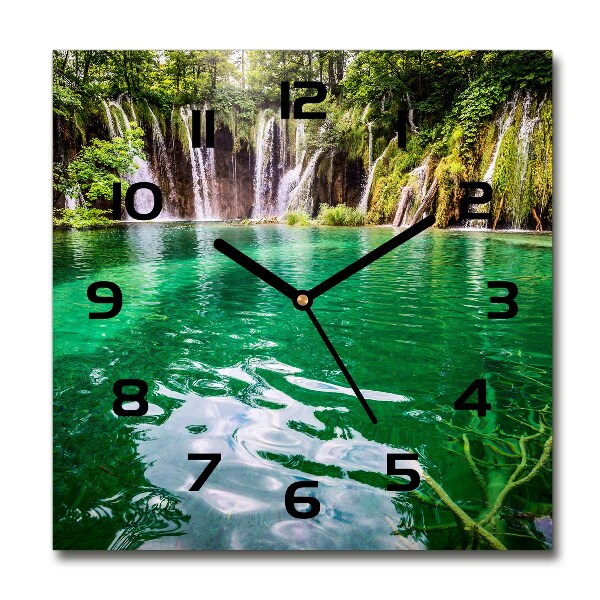 Square wall clock Plitwickie Lake