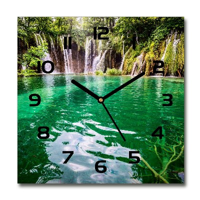 Square wall clock Plitwickie Lake