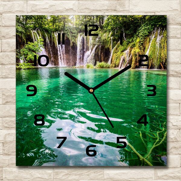 Square wall clock Plitwickie Lake