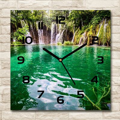 Square wall clock Plitwickie Lake