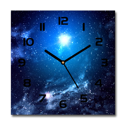 Square wall clock Nebula