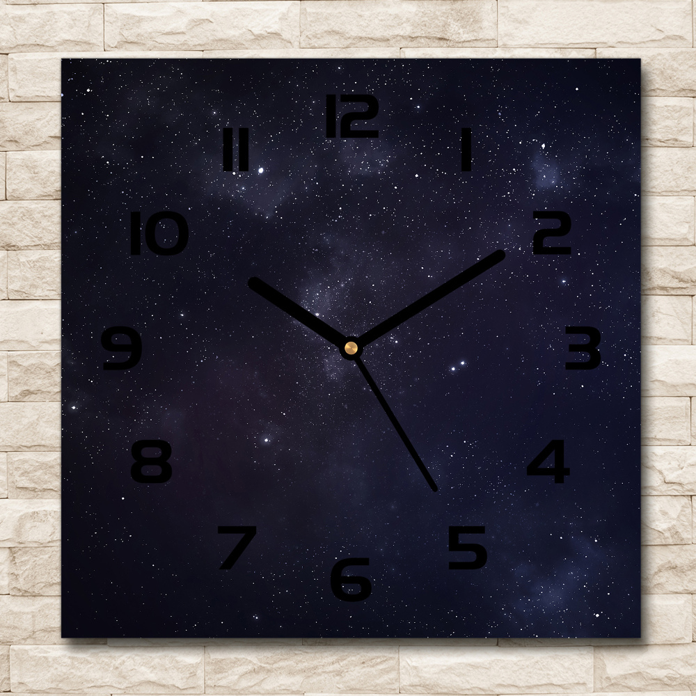 Square wall clock Constellation