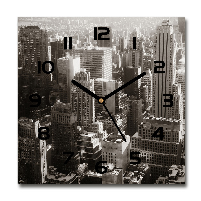 Square wall clock New York