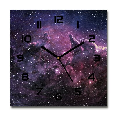 Square wall clock Nebula