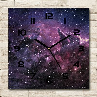 Square wall clock Nebula