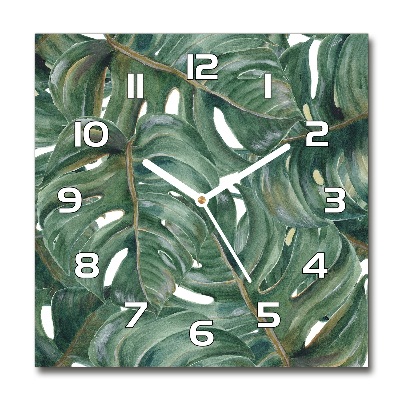 Square wall clock Monster