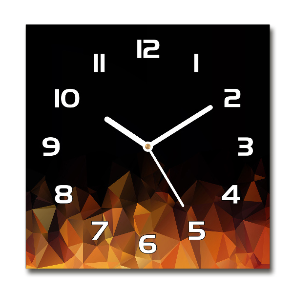 Square kitchen clock Abstraction