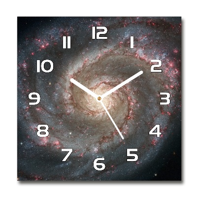 Square kitchen clock Nebula