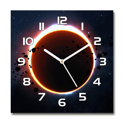 Square kitchen clock Eclipse