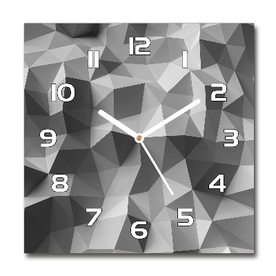 Square wall clock Abstraction of the triangle