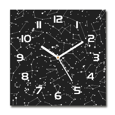 Square wall clock Constellation