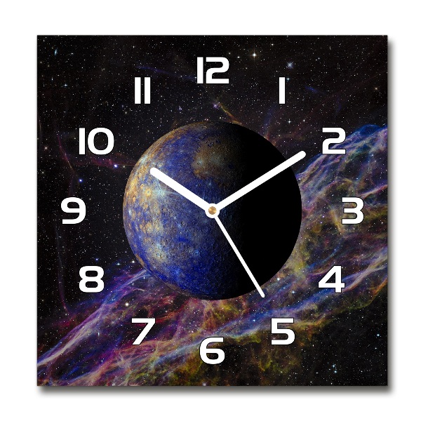 Square wall clock Mercury