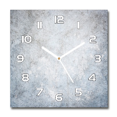 Square wall clock Concrete background