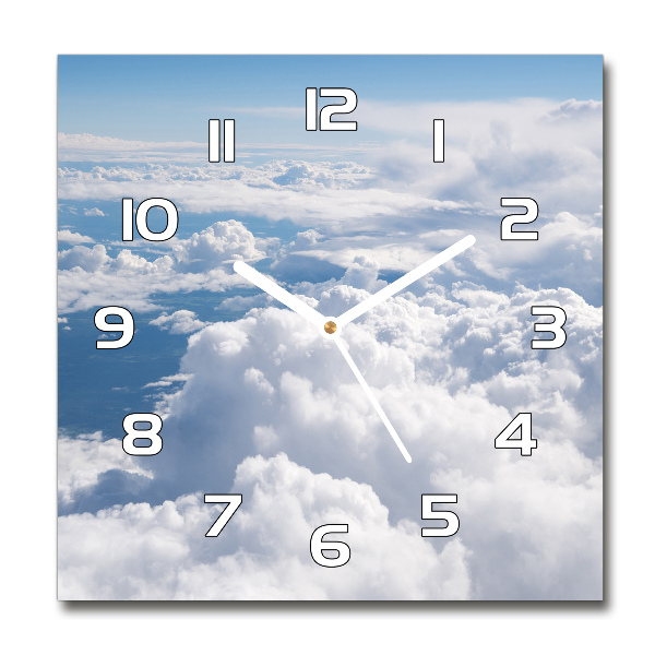 Square wall clock View from the plane