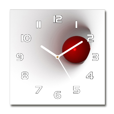 Square wall clock Abstraction of the ball