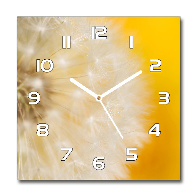 Square wall clock Dandelion