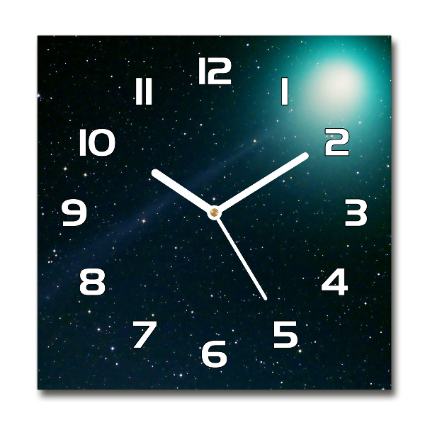 Square wall clock Galaxy