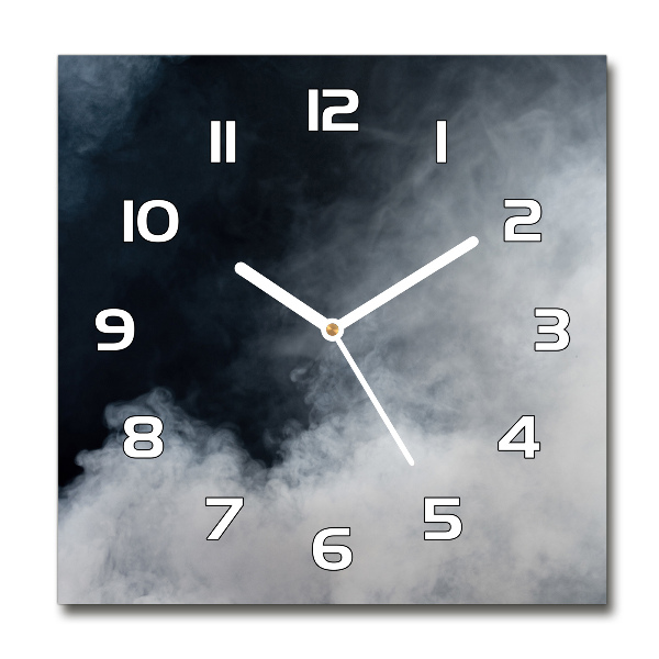 Square wall clock White