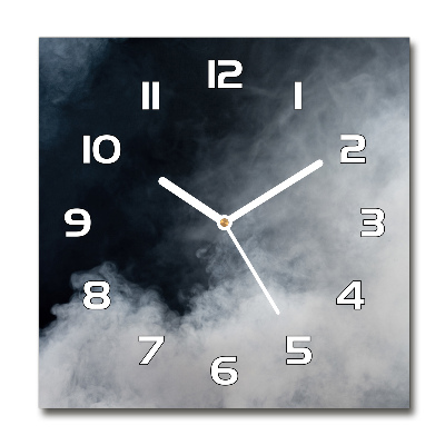 Square wall clock White