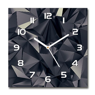 Square wall clock Abstract background