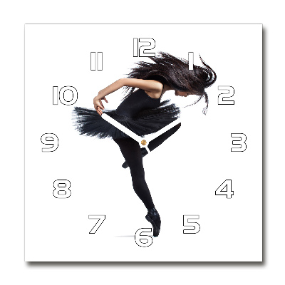 Square wall clock Ballerina