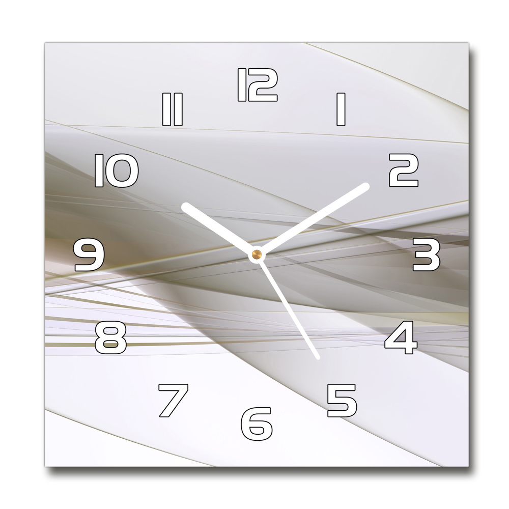 Square wall clock Abstraction