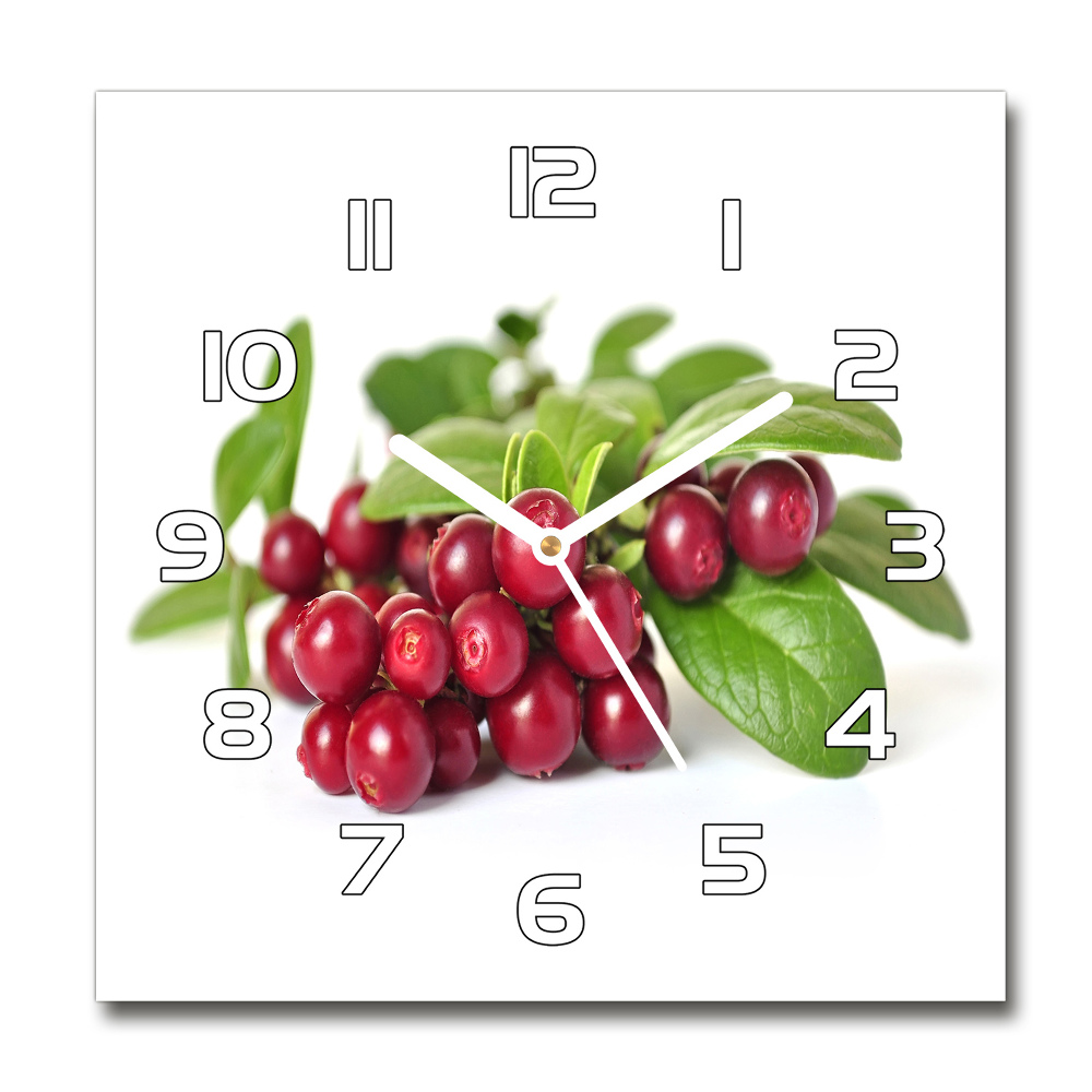 Square wall clock Cowberry