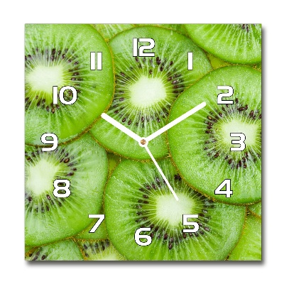 Square wall clock Kiwi