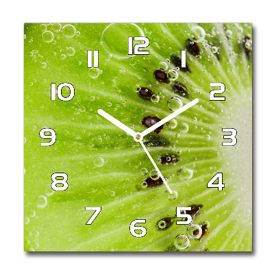 Square wall clock Kiwi