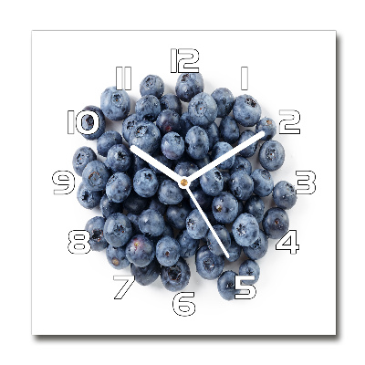 Square wall clock Berries