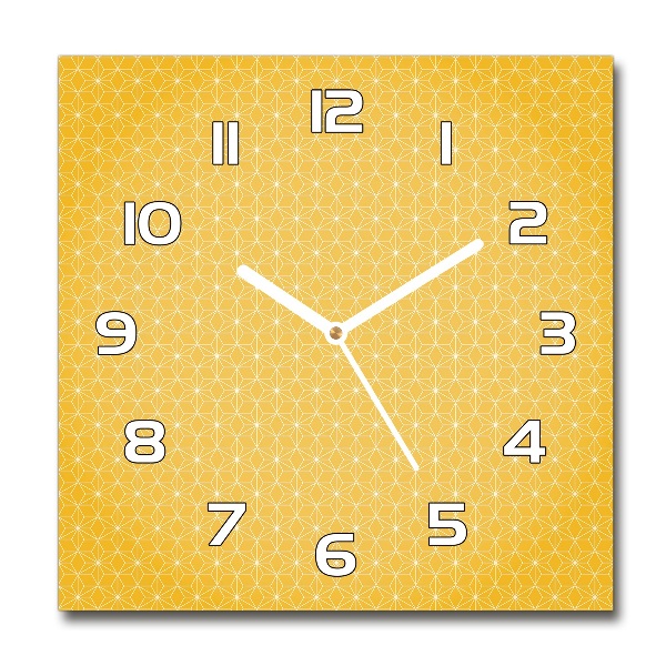 Square wall clock Stars