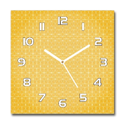 Square wall clock Stars