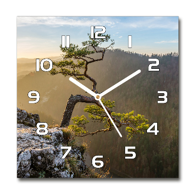 Square wall clock Sokolica Pieniny