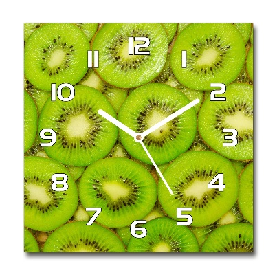 Square kitchen clock Kiwi