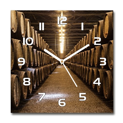 Square kitchen clock Winery in Porto