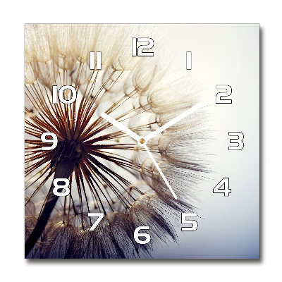 Square wall clock Dandelion